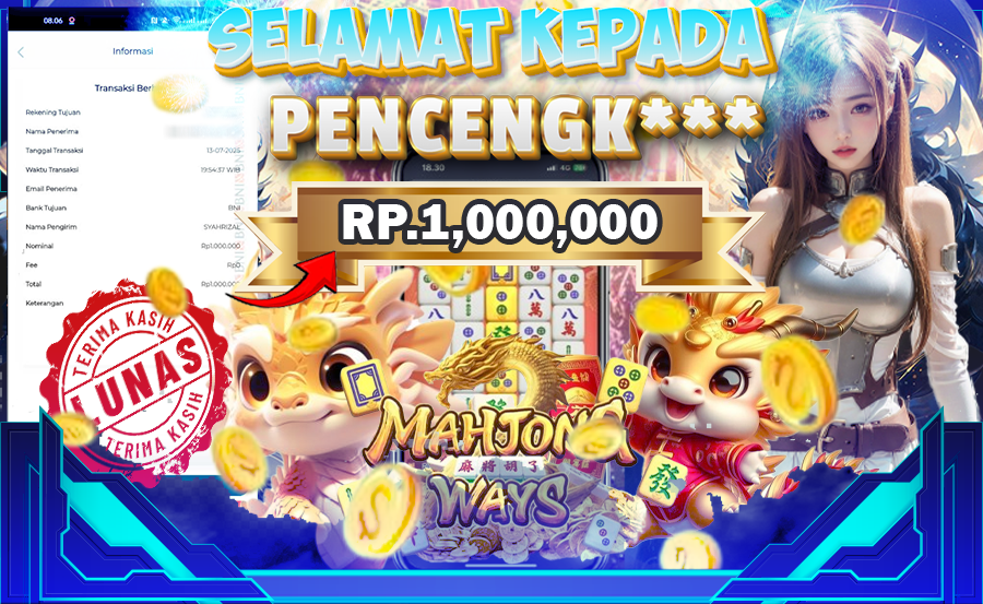 bukti menang mahjong ways 1
