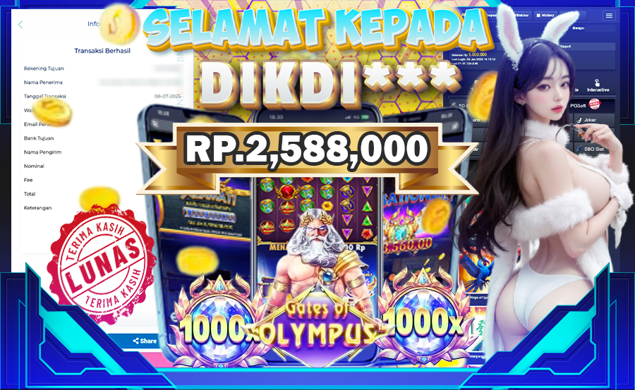 BUKTI JP MENANG SLOT ZEUS
