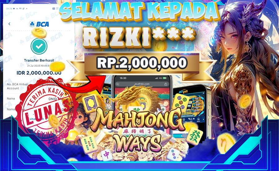 BUKTI JP MAHJONG WAYS 1