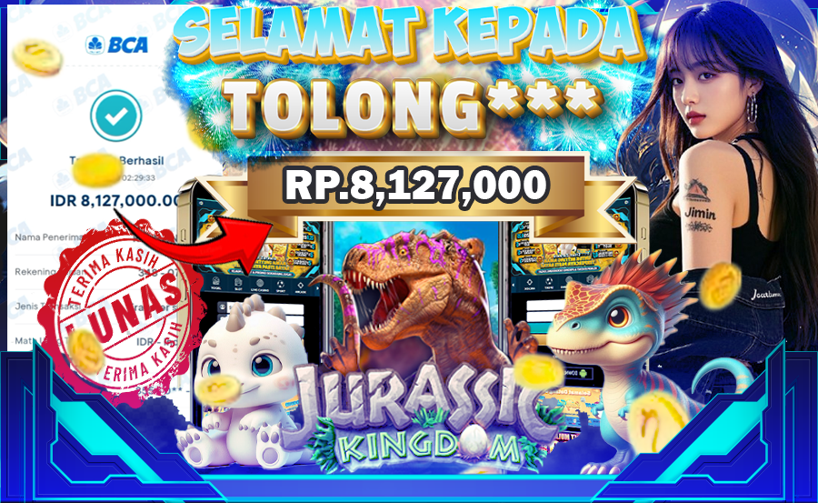 BUKTI MENANG JURASSIC KINGDOM PGSOFT