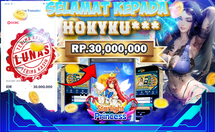 BUKTI JP STARLIGHT PRINCESS