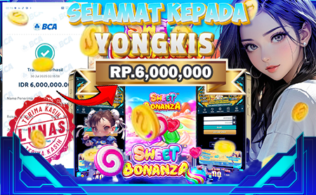 BUKTI JACKPOT SWEET BONANZA