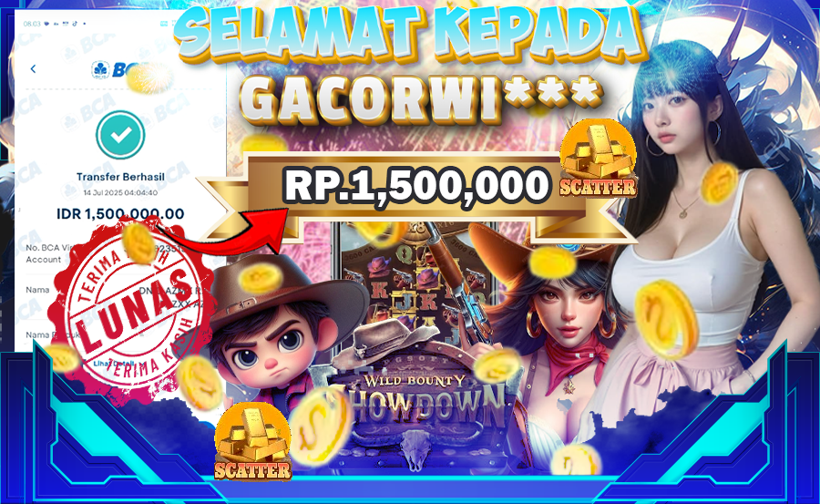 BUKTI MENANG WILD WEST