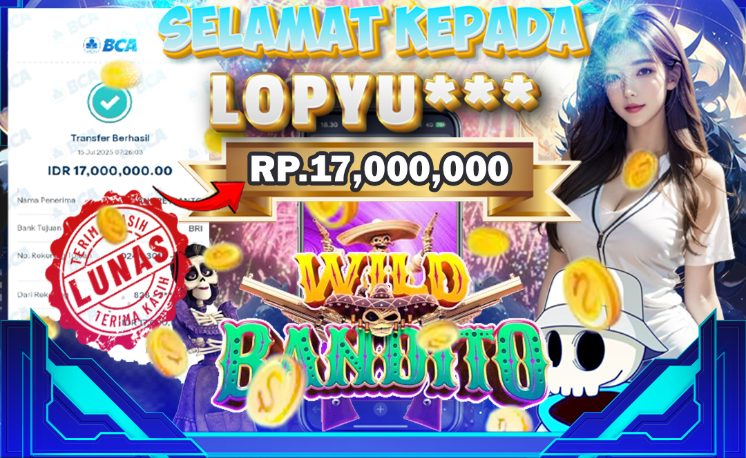 BUKTI JACKPOT WILD BANDITO