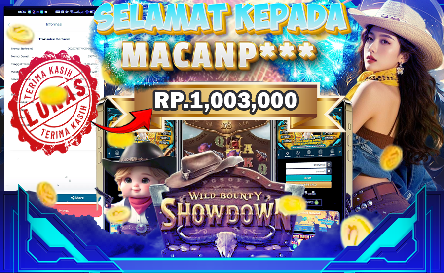 bukti JP wild west showdown