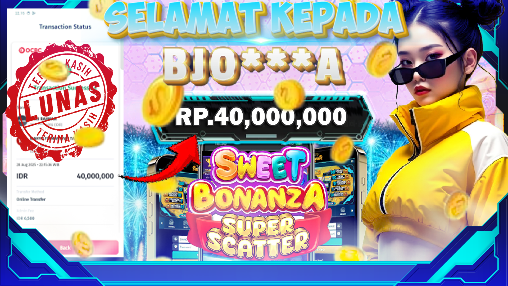 BUKTI KEMENNAGAN SWEET BONANZA 1000