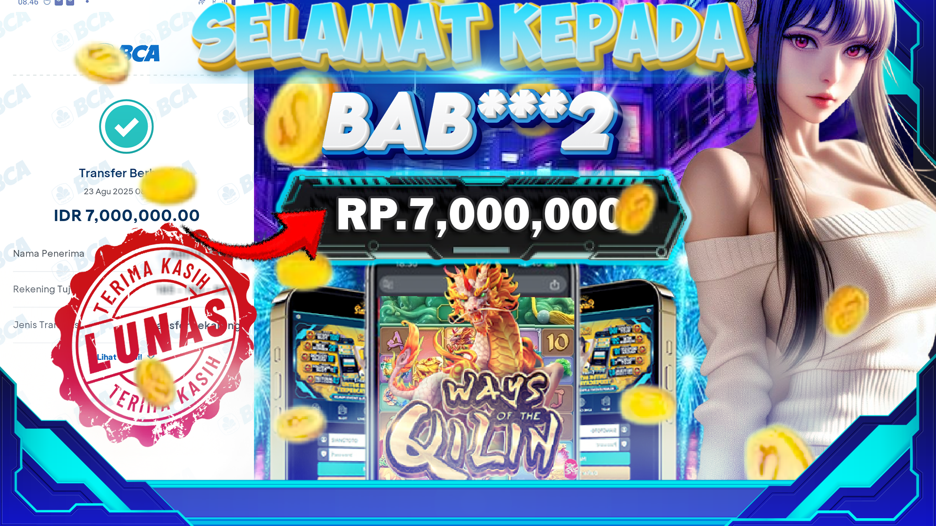 BUKTI JACKPOT WAY OF QILIN