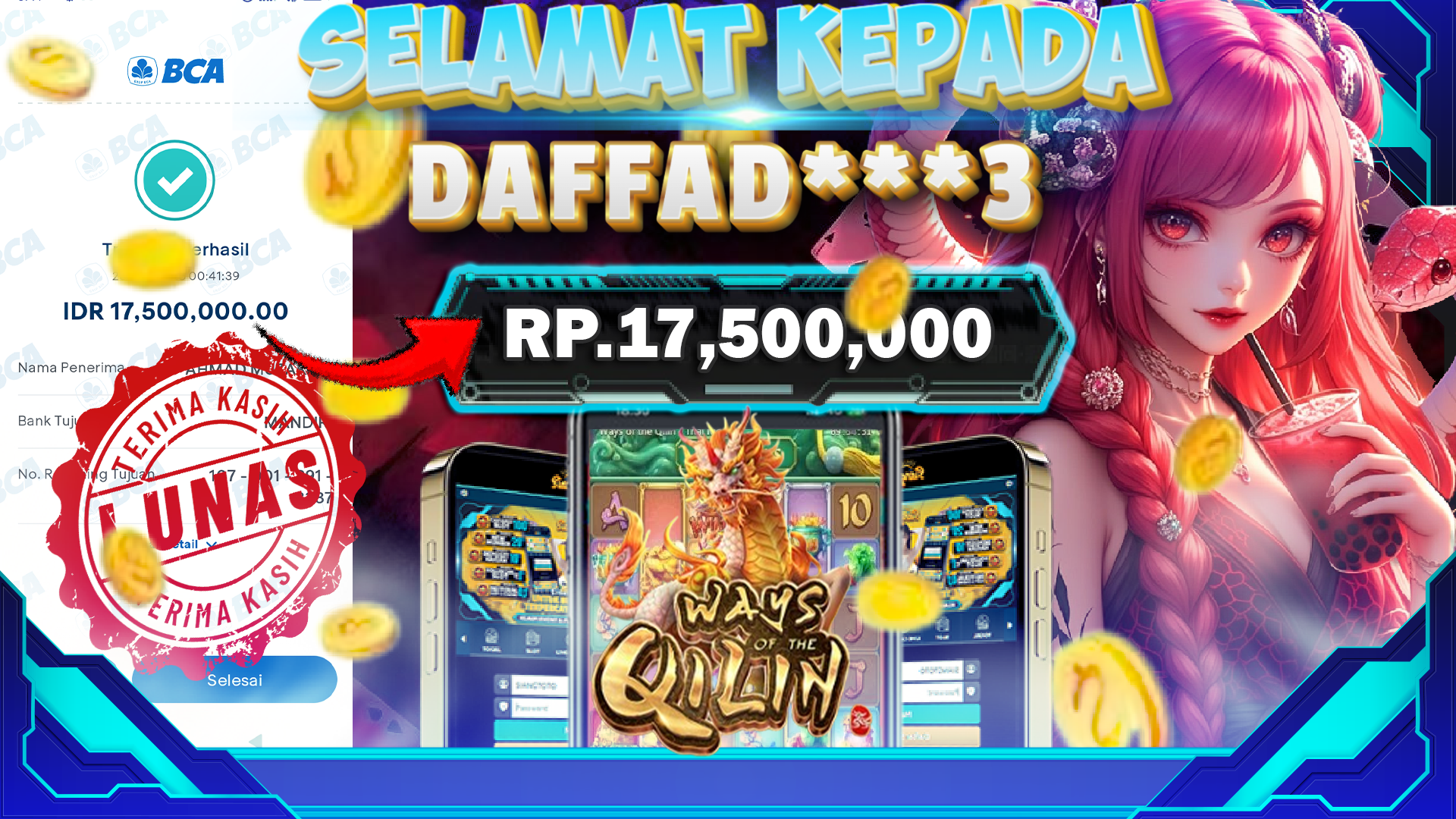 BUKTI JACKPOT WAY OF QILIN