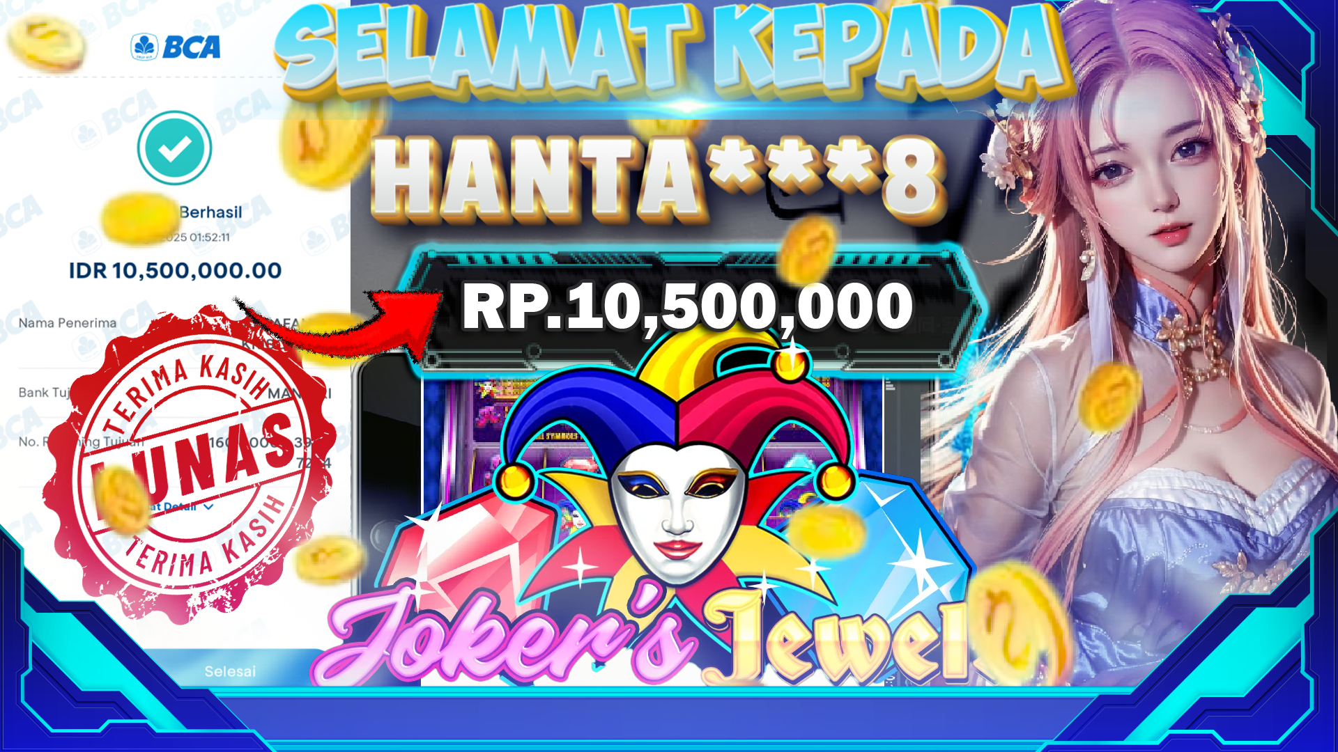 BUKTI MENANG JOKERS JEWEL