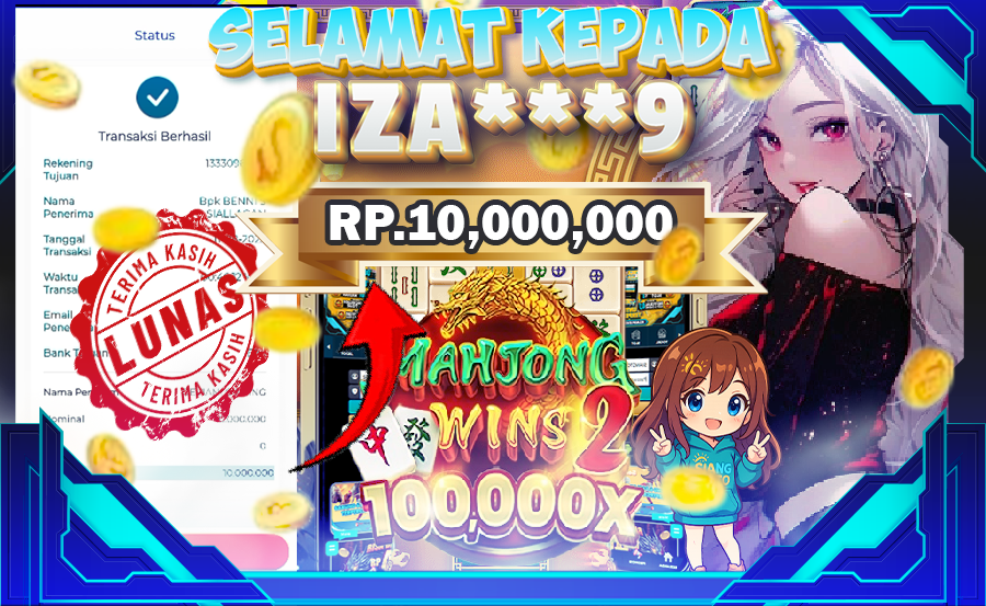 BUKTI JACKPOT MAHJONG WINS 2