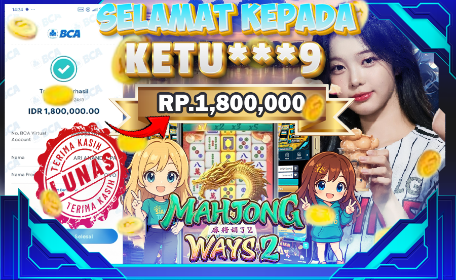 BUKTI JACKPOT MAHJONG WAYS 2