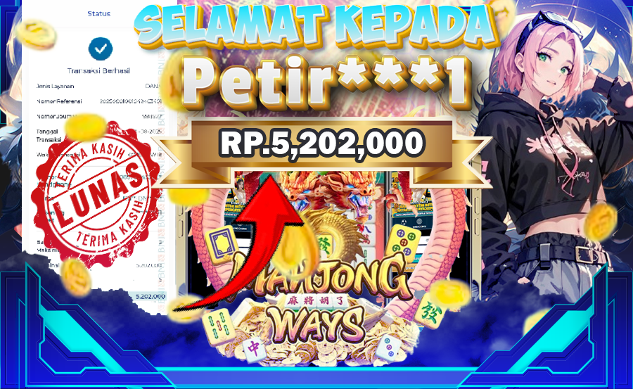 bukti jackpot slot mahjong ways 1