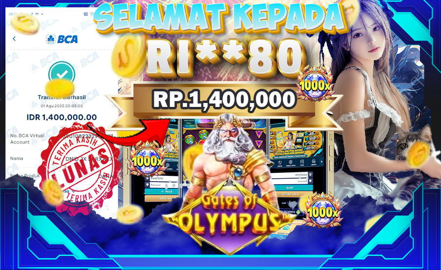 BUKTI MENANG GATES OF OLYMPUS