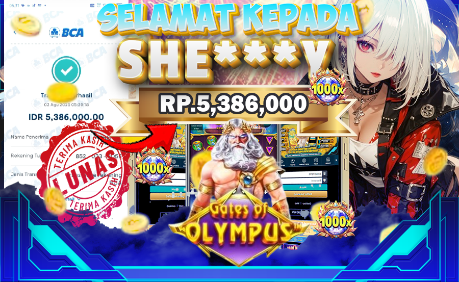 BUKTI JACKPOT GATES OF OLYMPUS