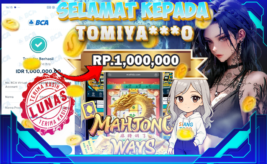 BUKTI MENANG MAHJONG WAYS 1