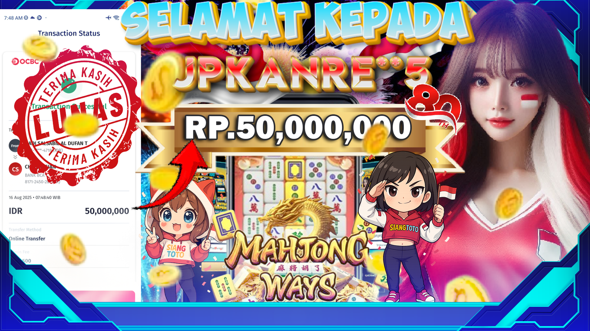 Bukti kemenangan mahjong ways 1