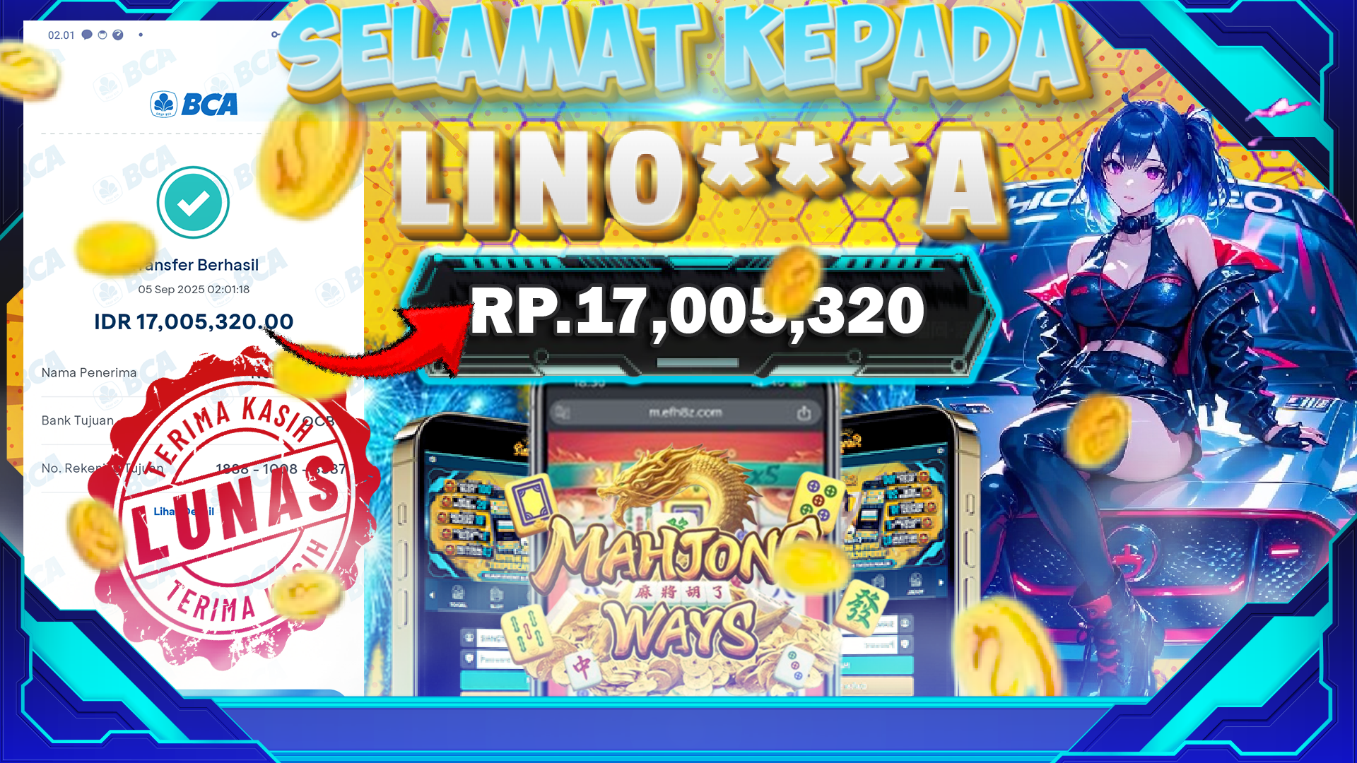 BUKTI JACKPOT MAHJONG WAYS 1
