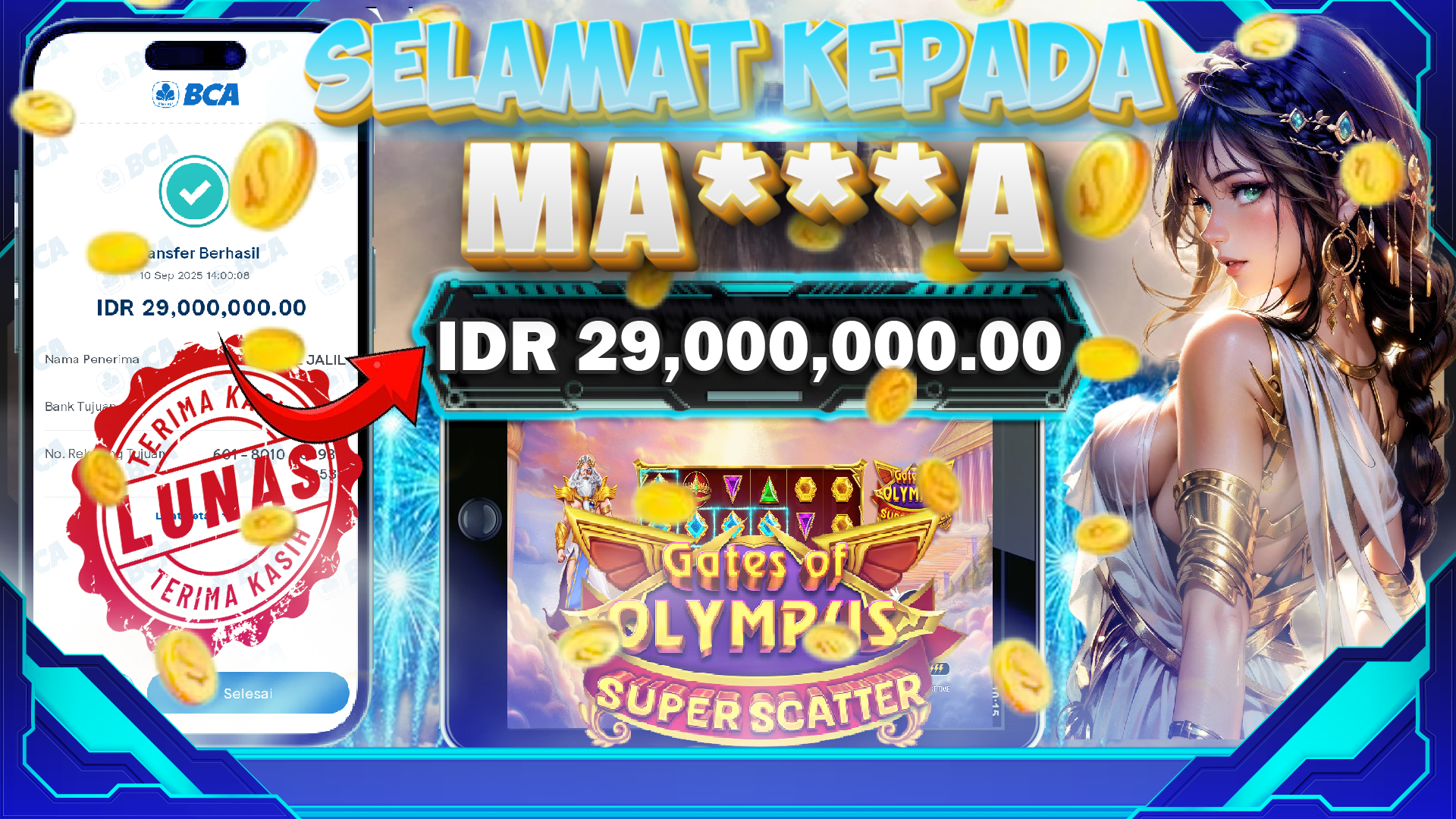 BUKTI JACKPOT GATES OF OLYMPUS SUPER SCATTER