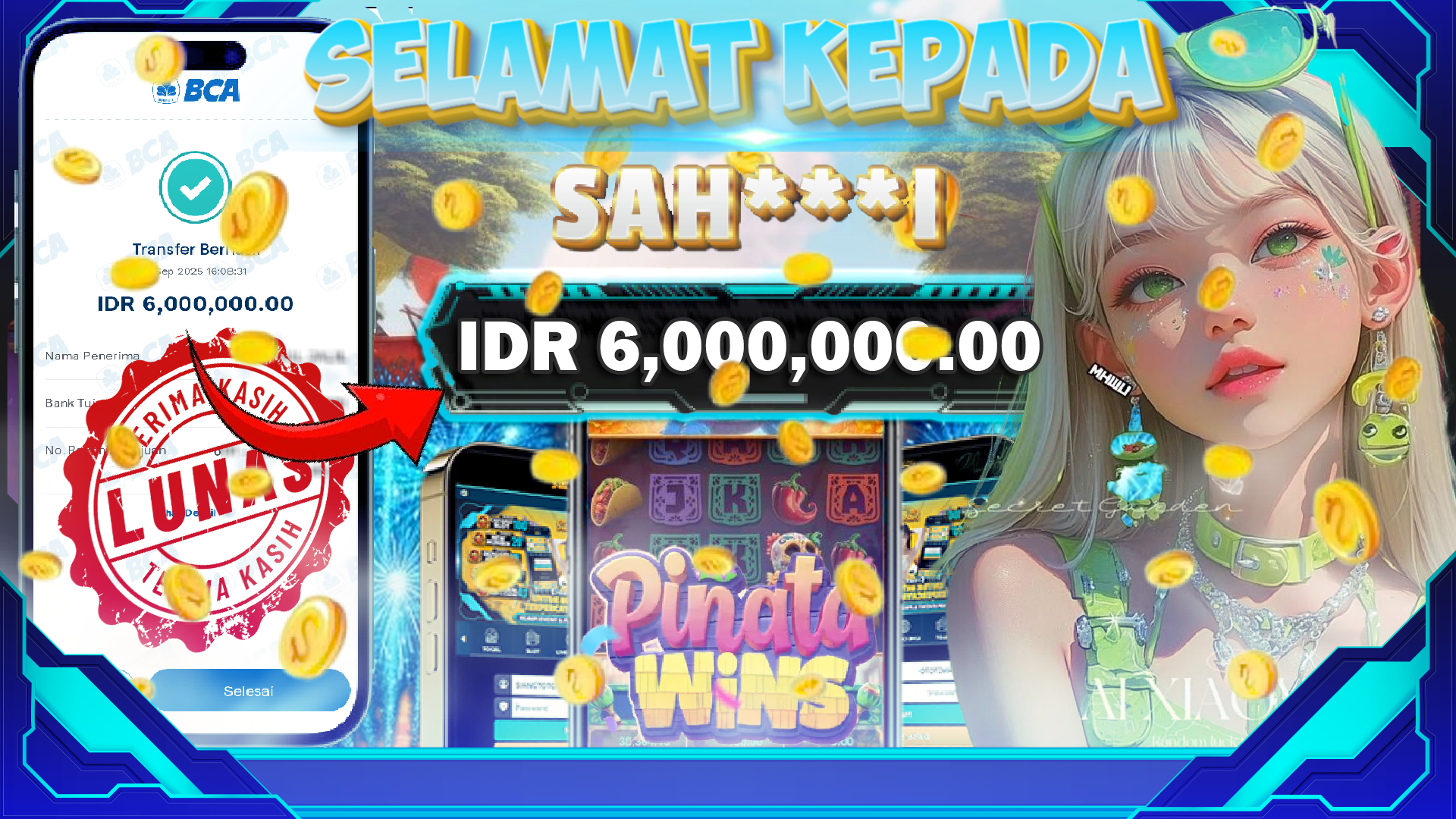 BUKTI JACKPOT PINATA WINS