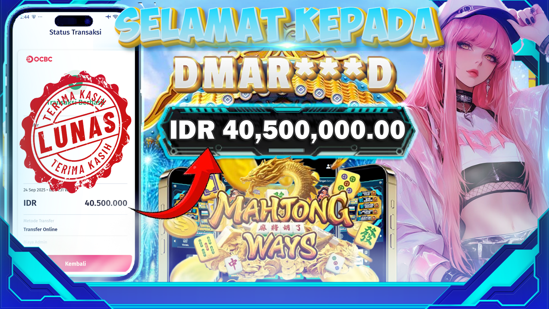 BUKTI JACKPOT MAHJONG WAYS 1