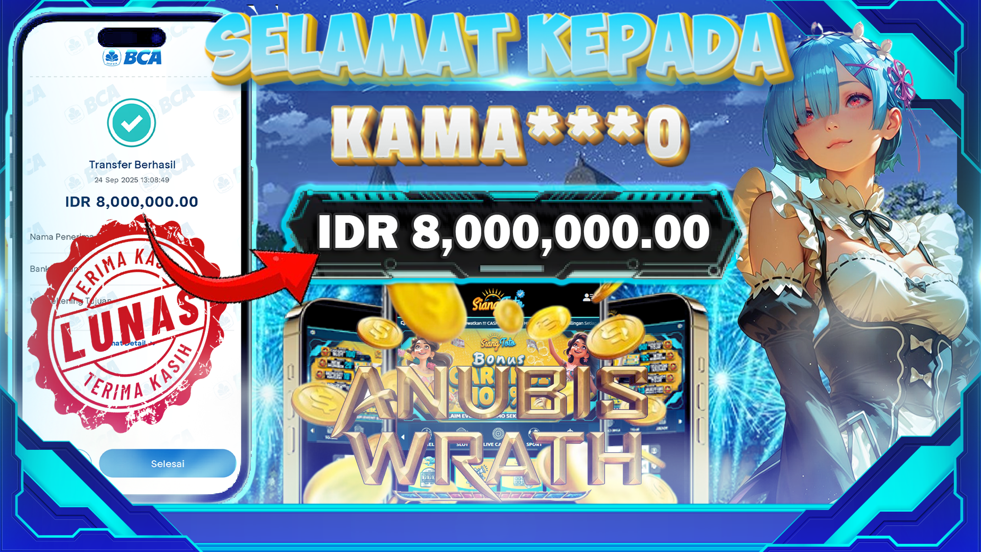 BUKTI JACKPOT ANUBIS WRATH