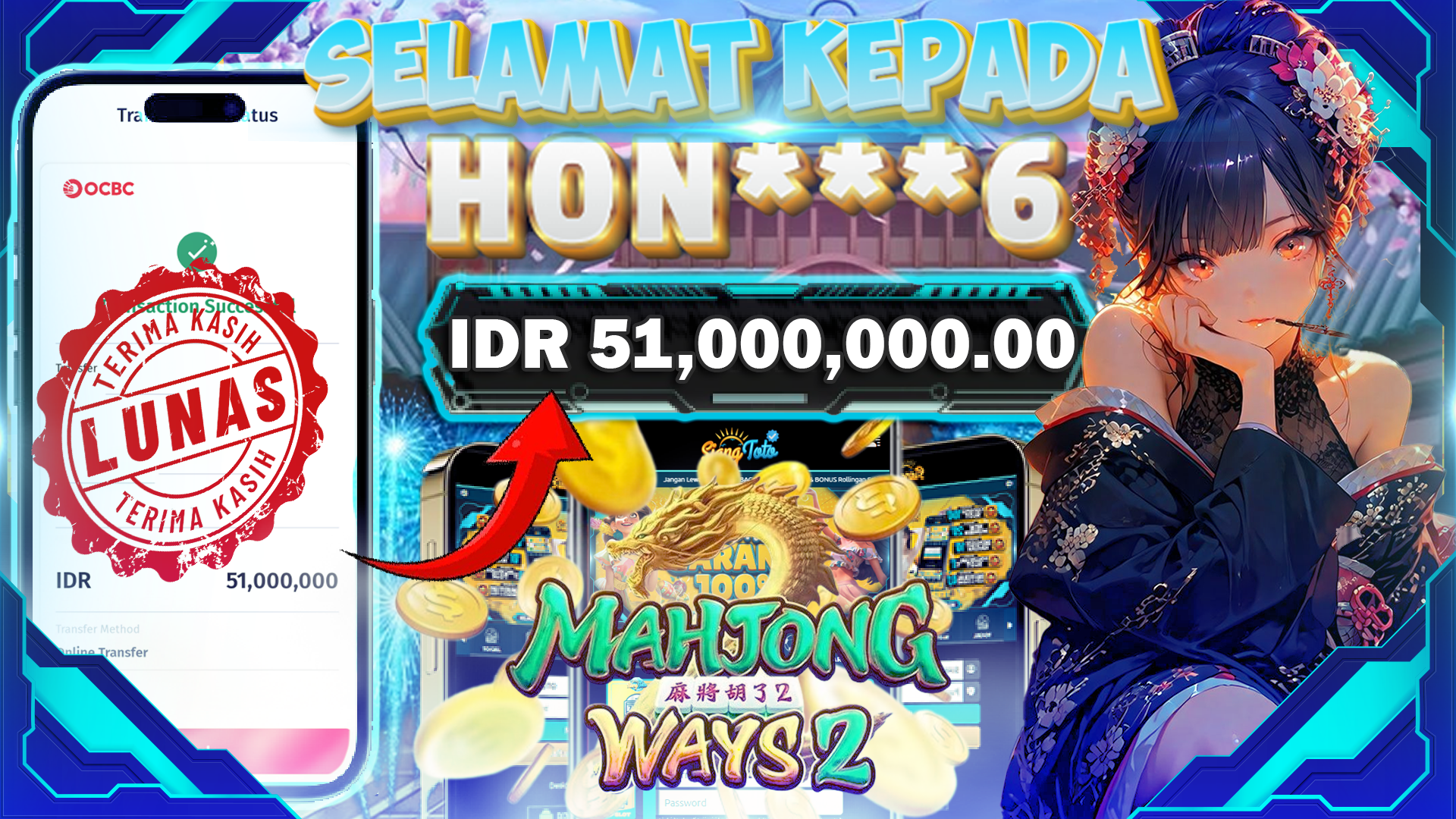 BUKTI JACKPOT MAHJONG WAYS 2