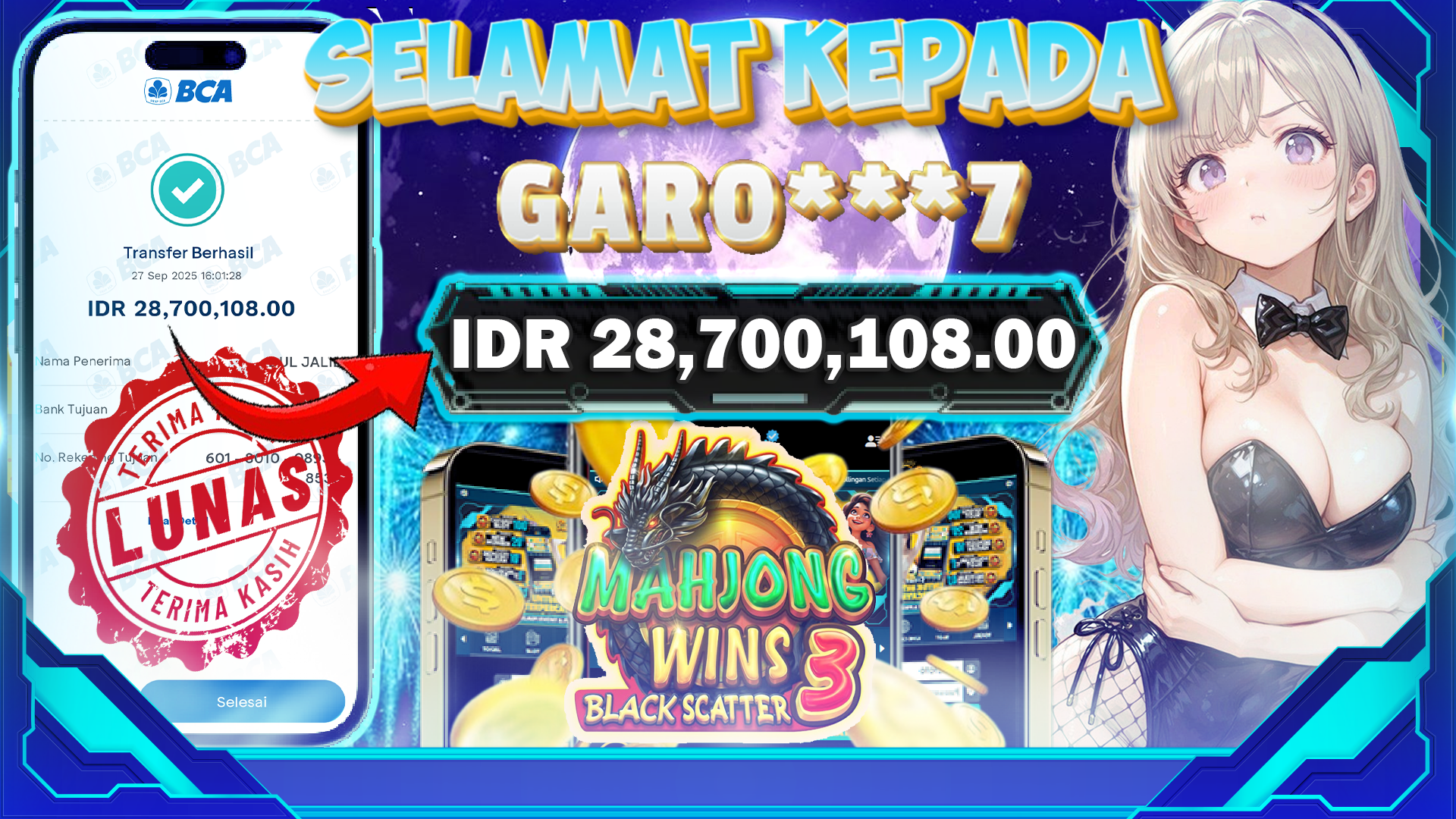 BUKTI KEMENANGAN SIANGTOTO