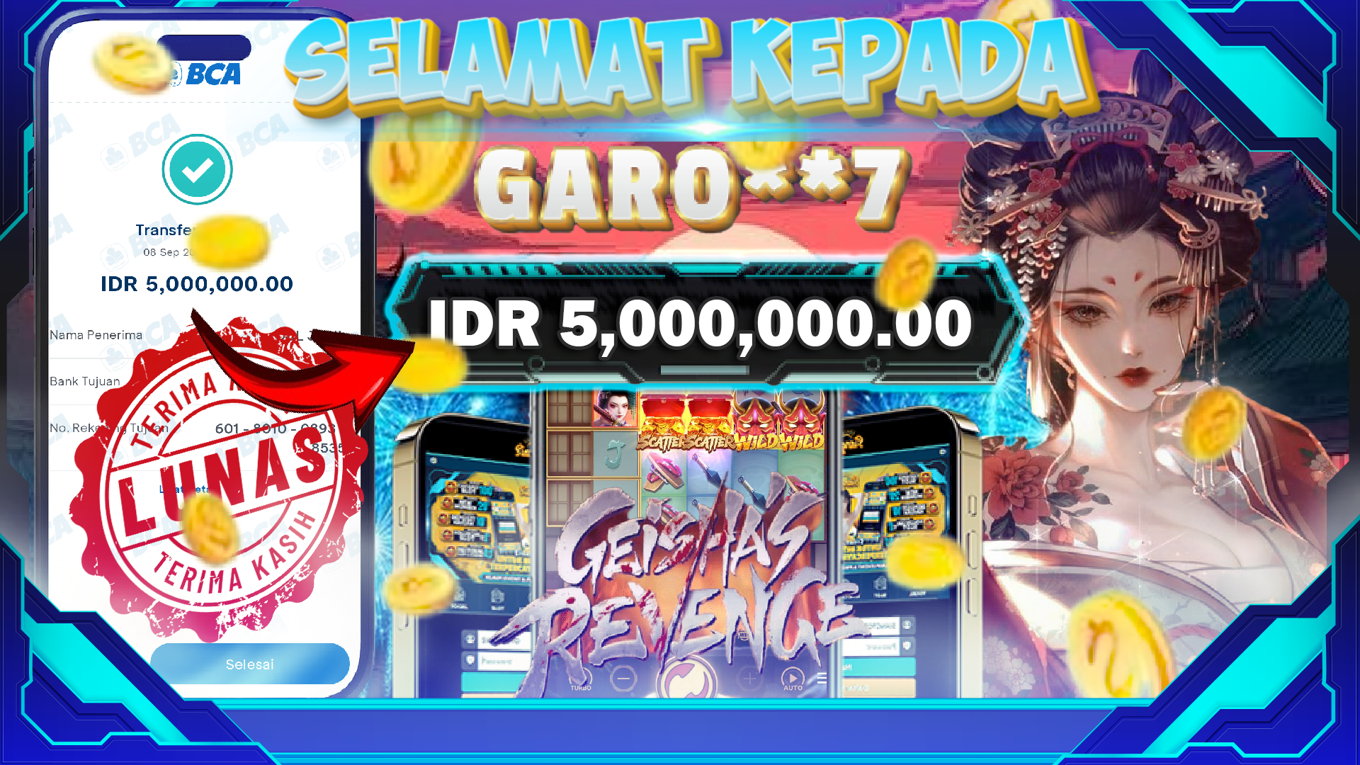 BUKTI JACKPOT GESIHA REVENGE