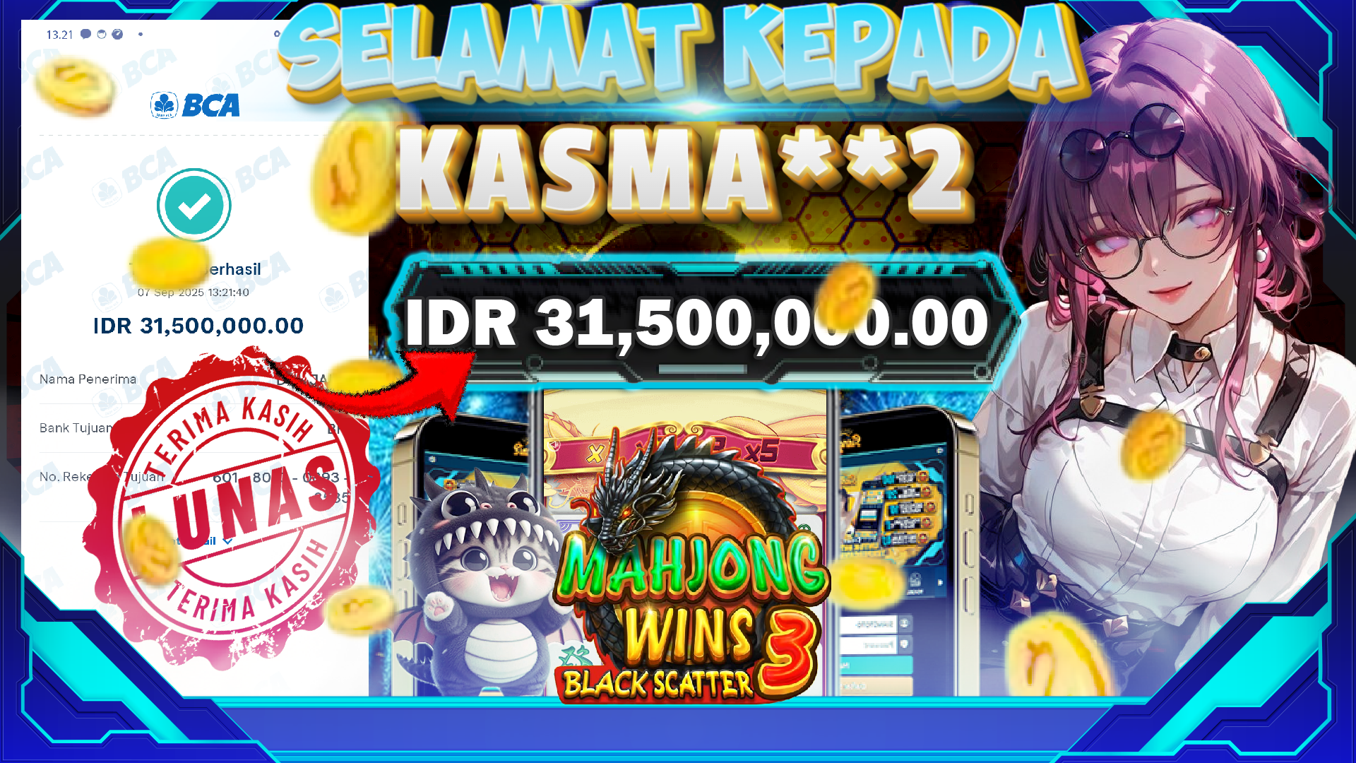 BUKTI GACOR MAHJONG WINS 3