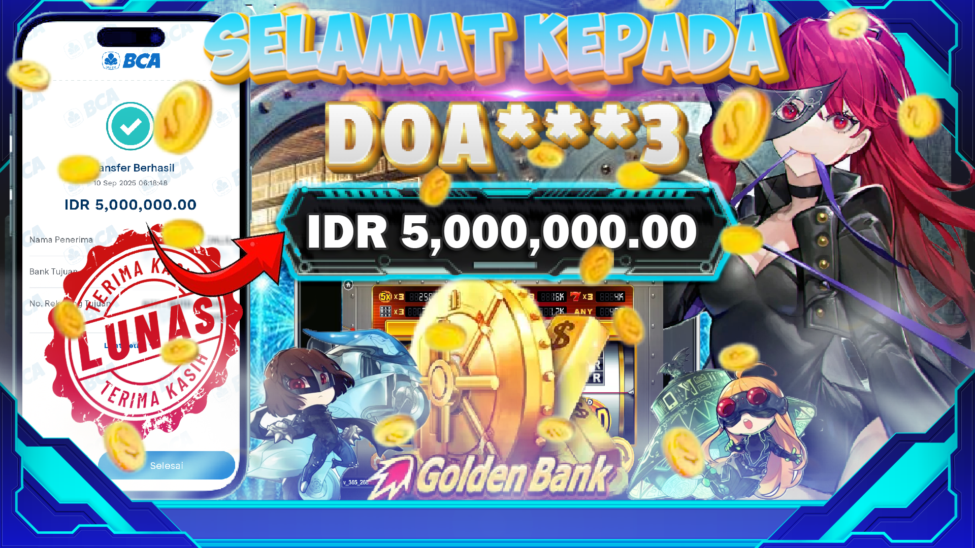 BUKTI JACKPOT GOLDEN BANK 
