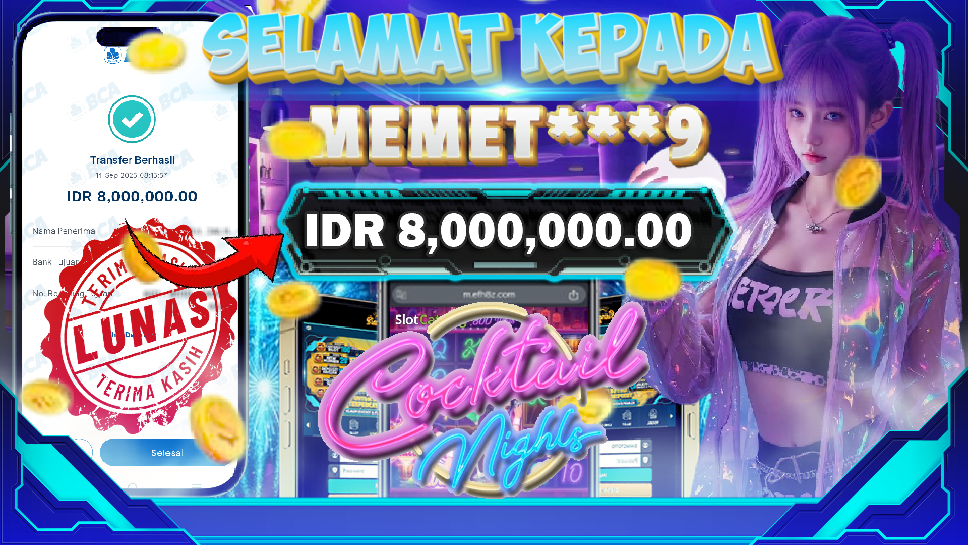 BUKTI KEMENANGAN COCKTAIL NIGHT 