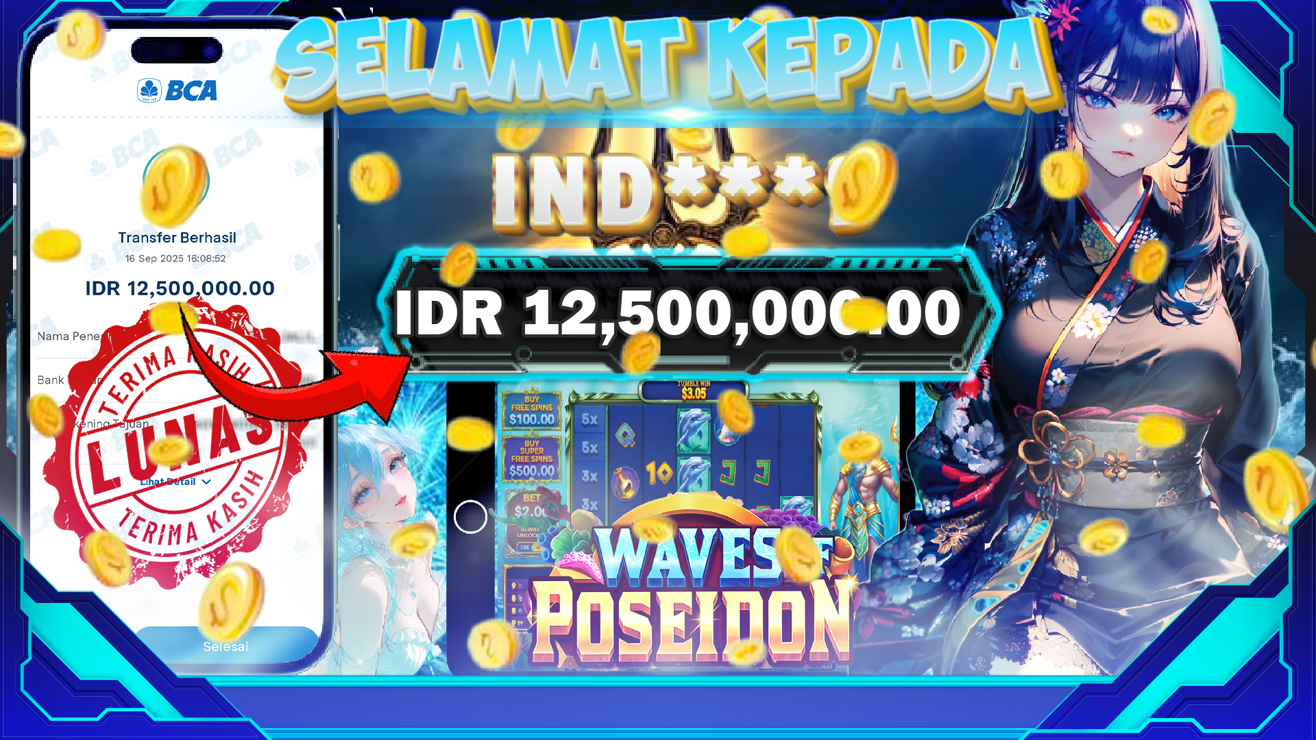 BUKTI JACKPOT WAVES OF POSEIDON 