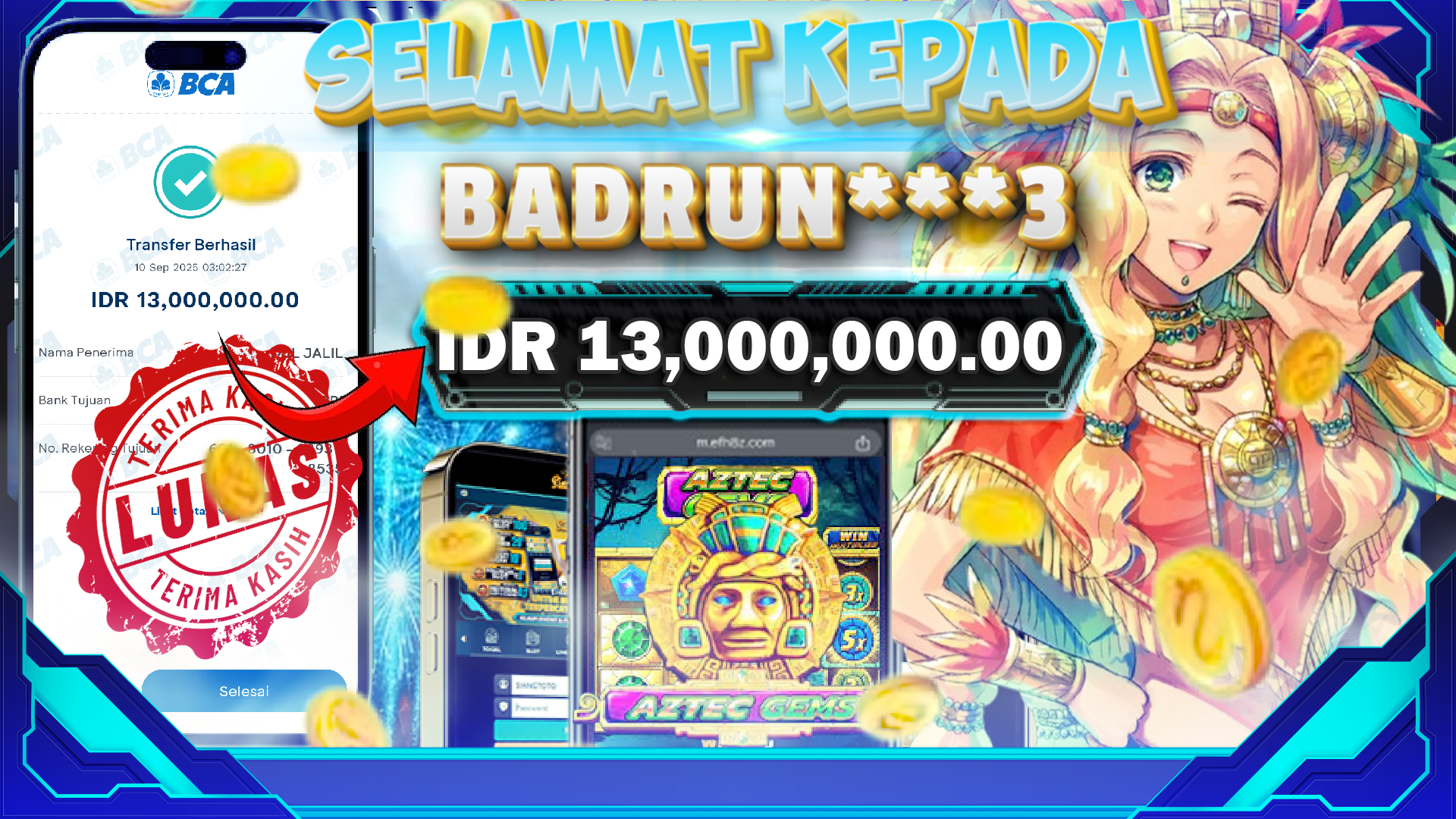 BUKTI GACOR AZTEC GEMS