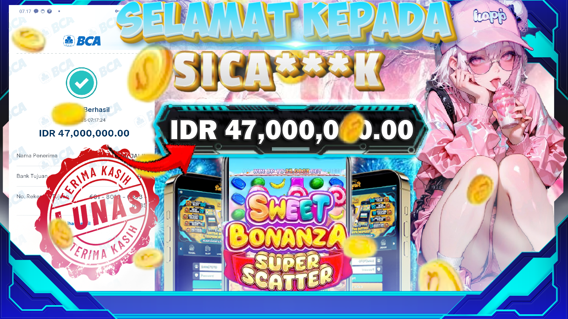 BUKTI GACOR SWEET BONANZA 1000