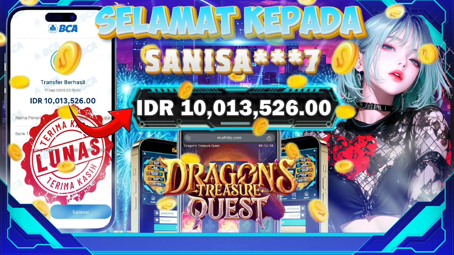BUKTI JACKPOT DRAGONS QUEST 