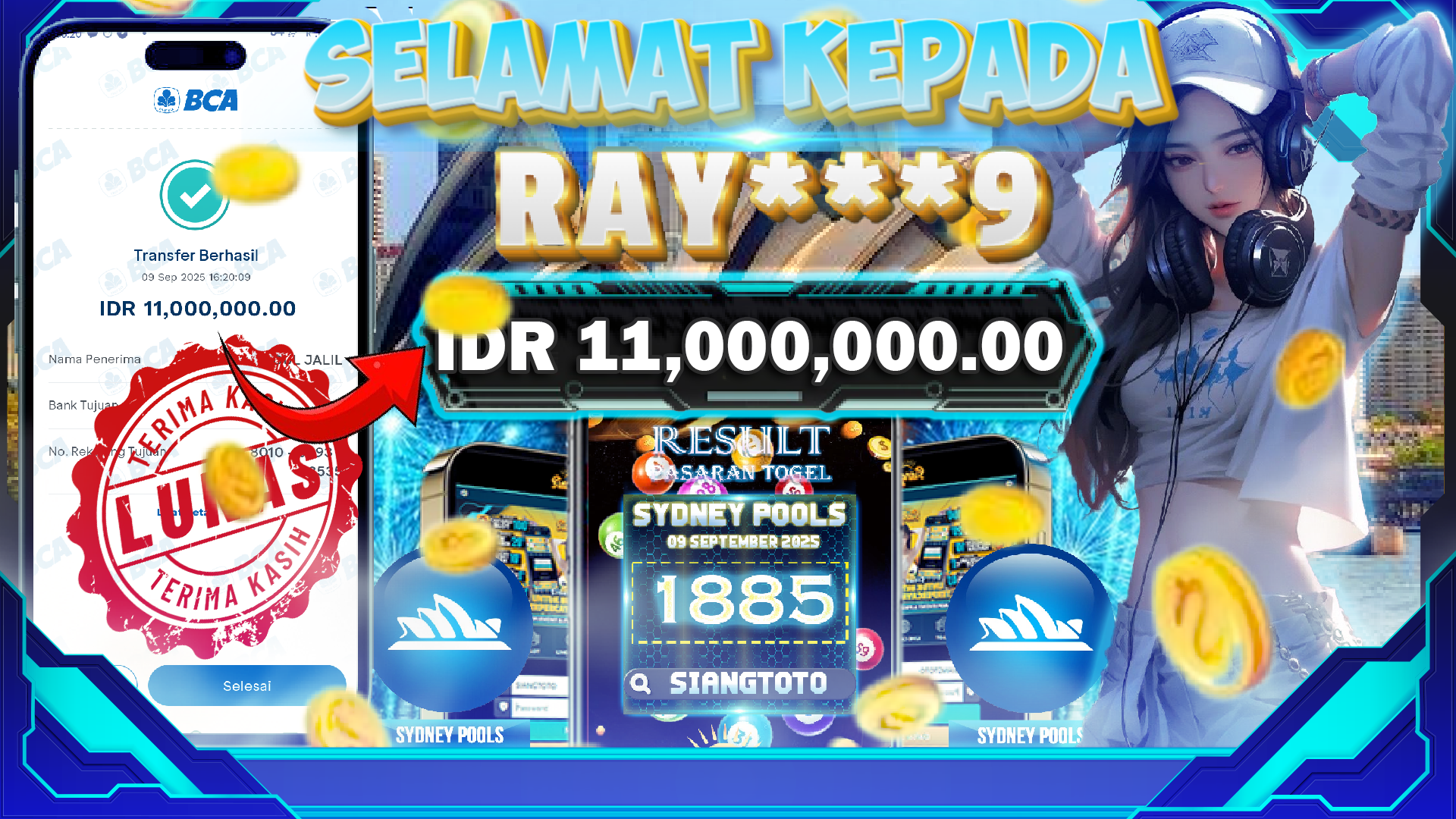 BUKTI JACKPOT 4D SYDNEY POOLS