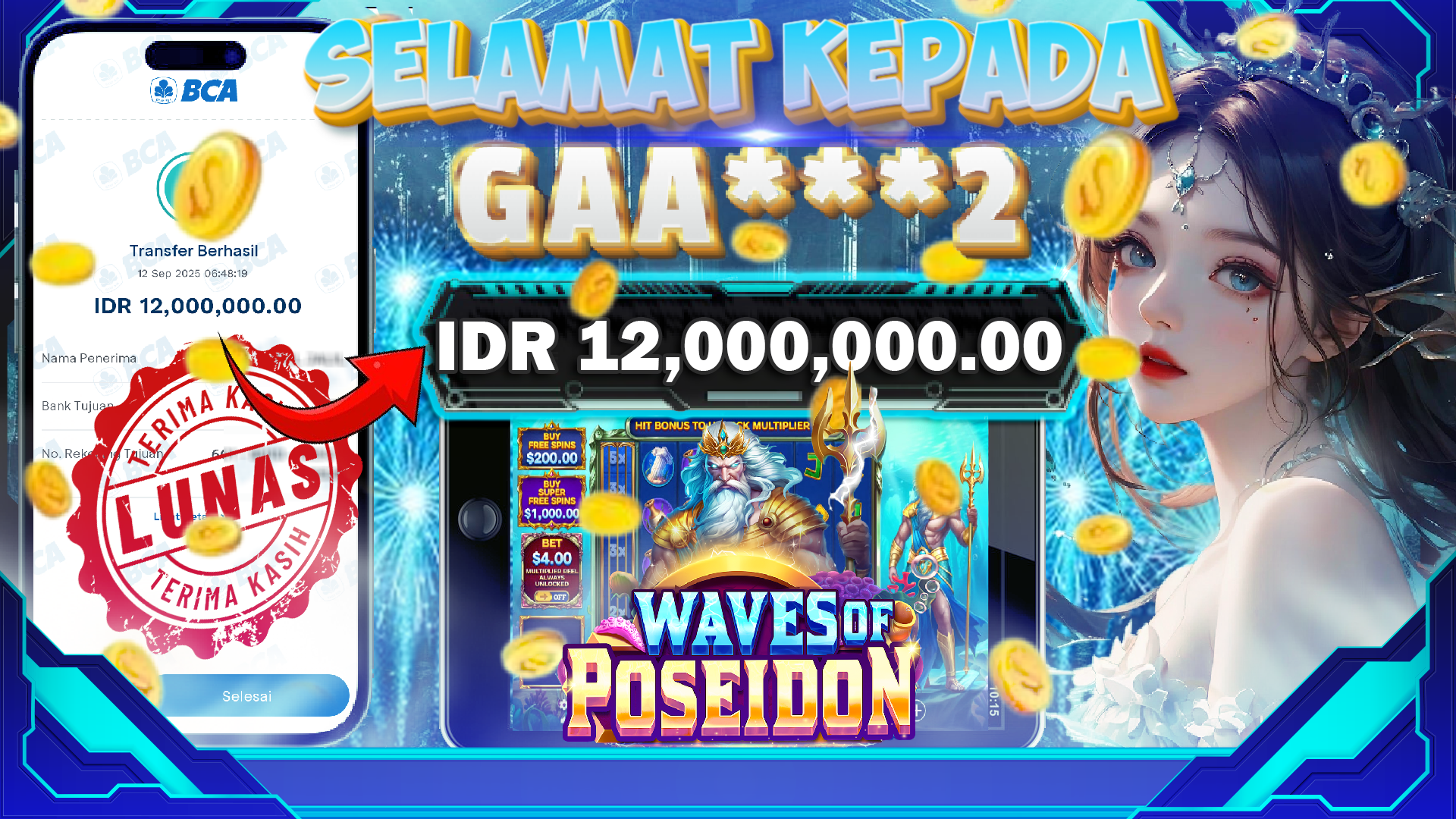 BUKTI JACKPOT WAVES OF POSEIDON