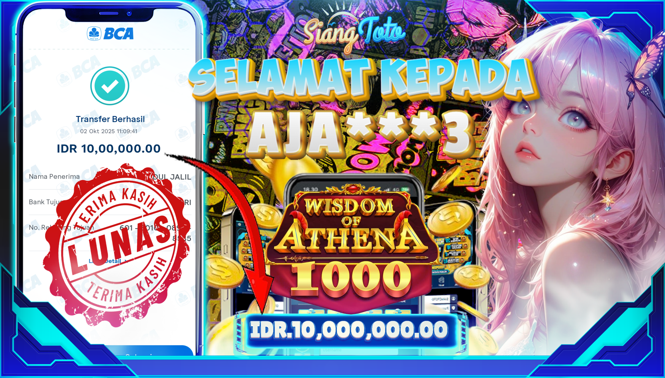 BUKTI MENANG SIANGTOTO