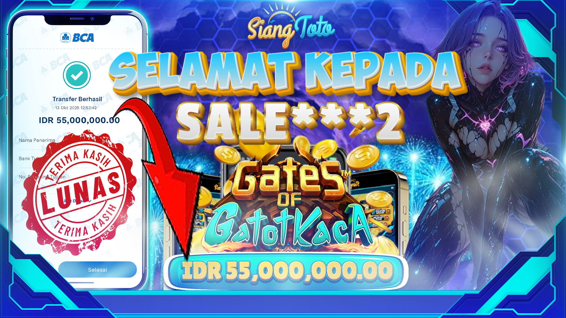 BUKTI MENANG SIANGTOTO