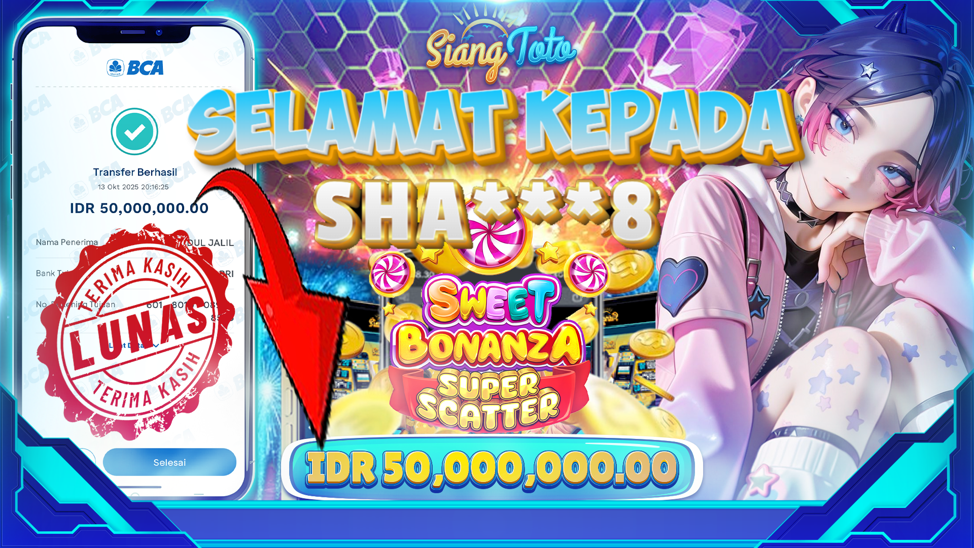 BUKTI MENANG SIANGTOTO