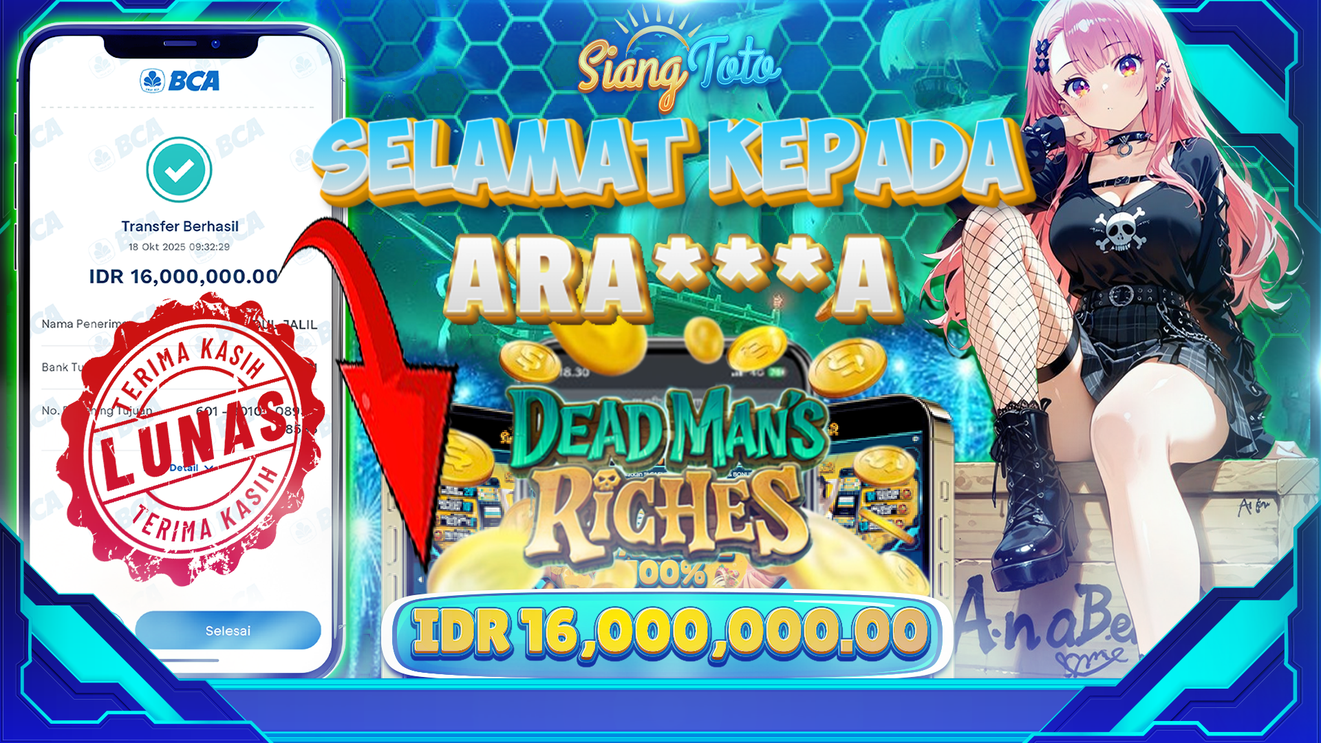 BUKTI MENANG SIANGTOTO