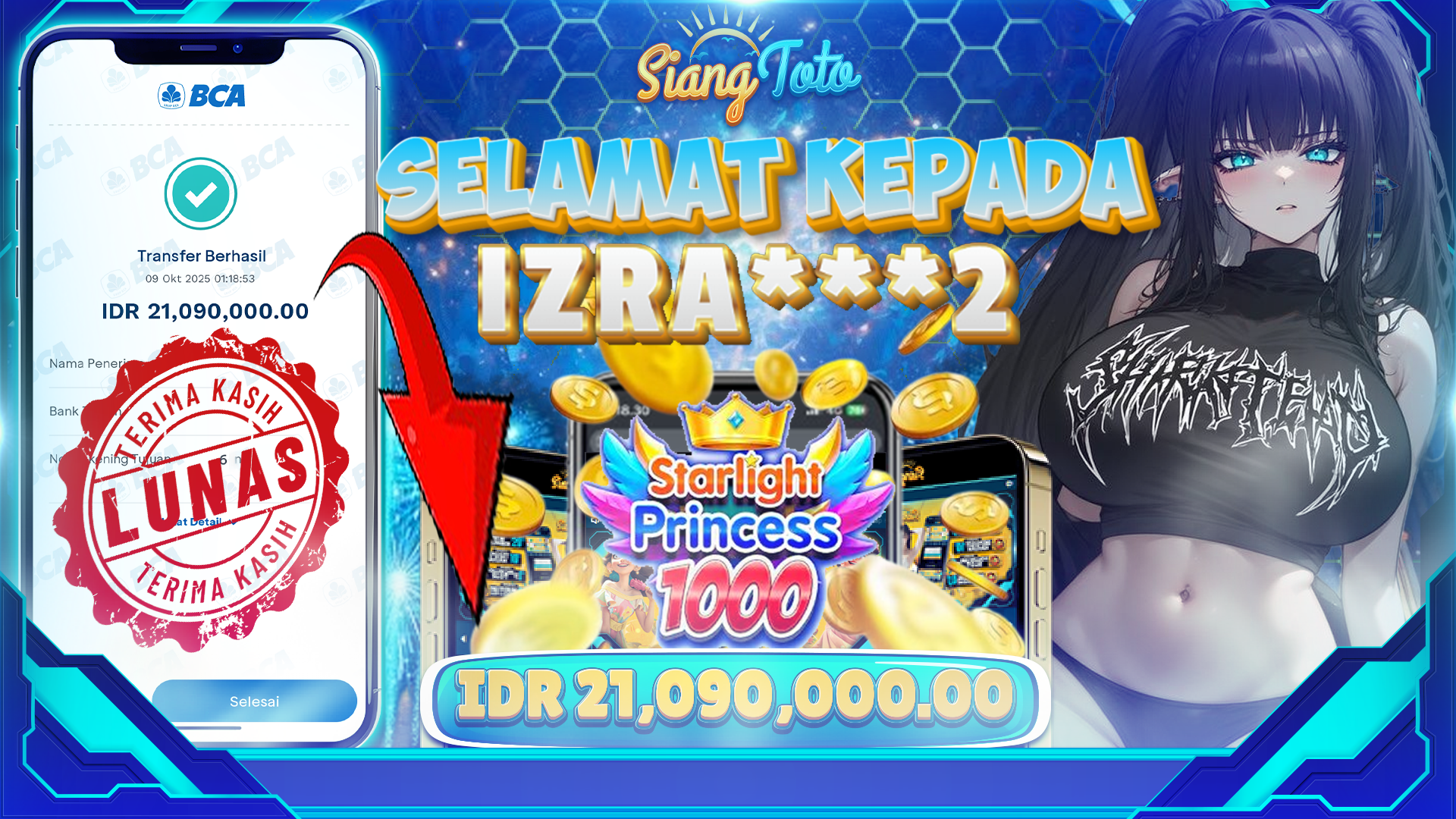 BUKTI MENANG SIANGTOTO