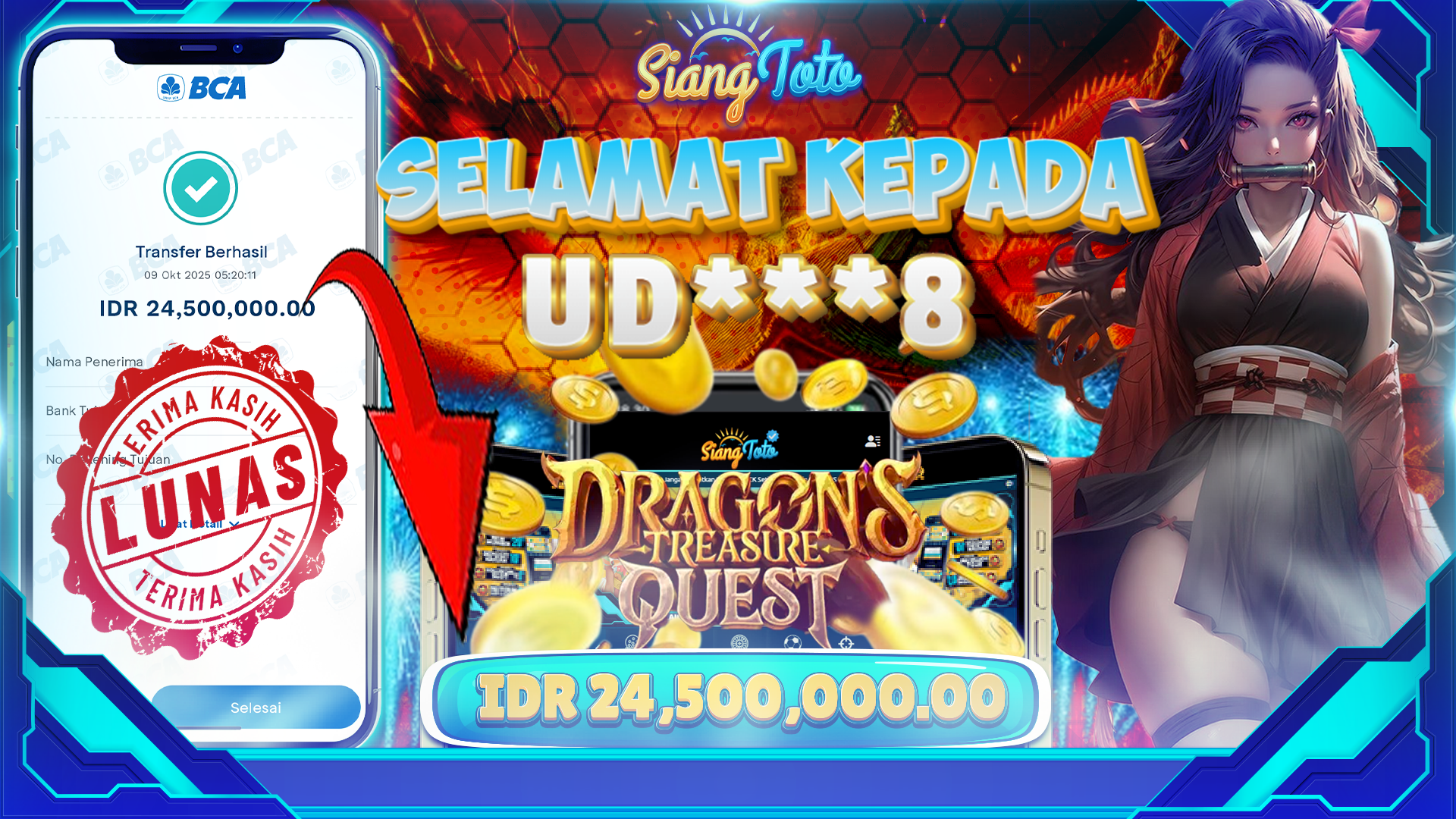 BUKTI MENANG SIANGTOTO