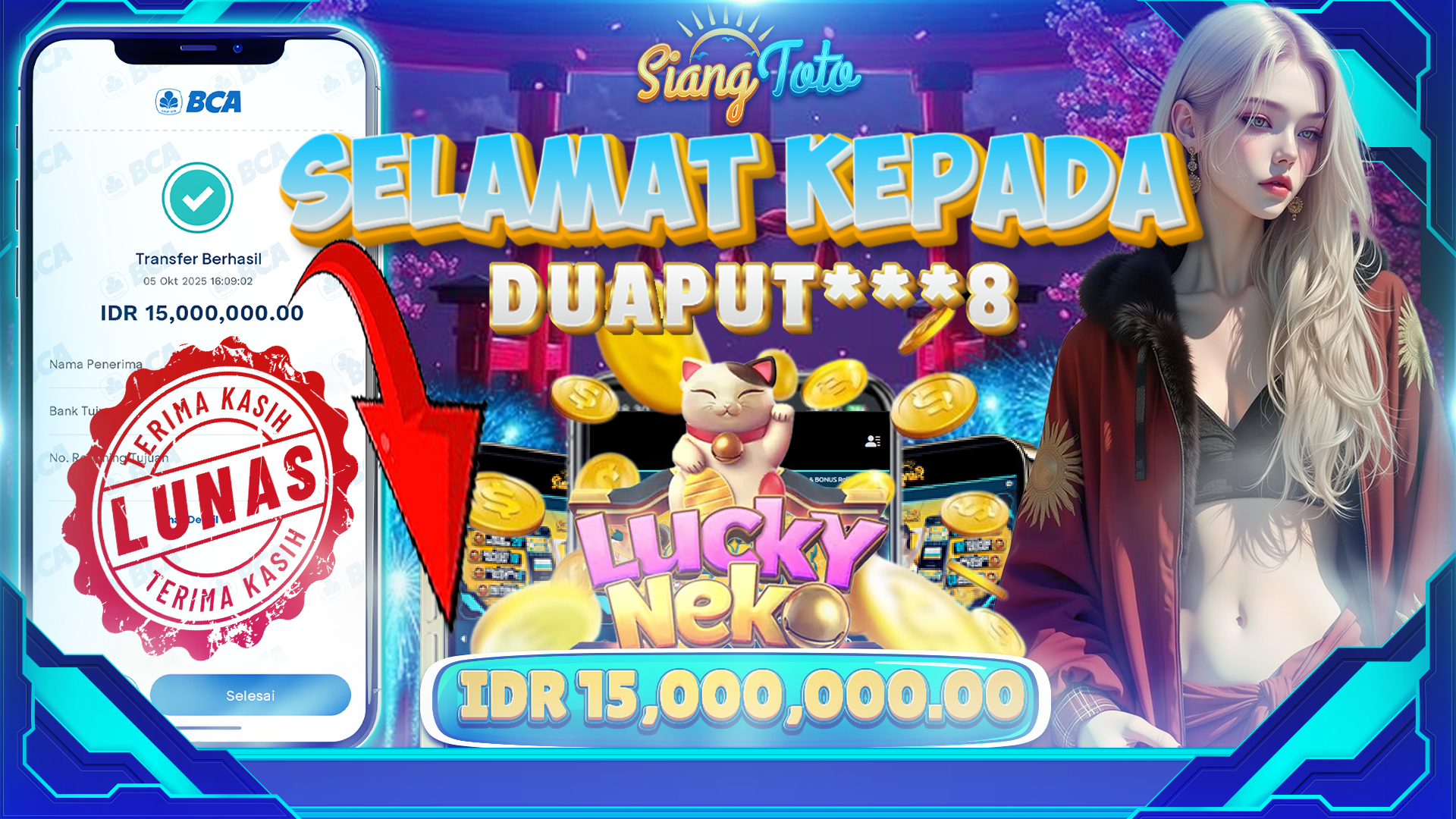 BUKTI MENANG SIANGTOTO