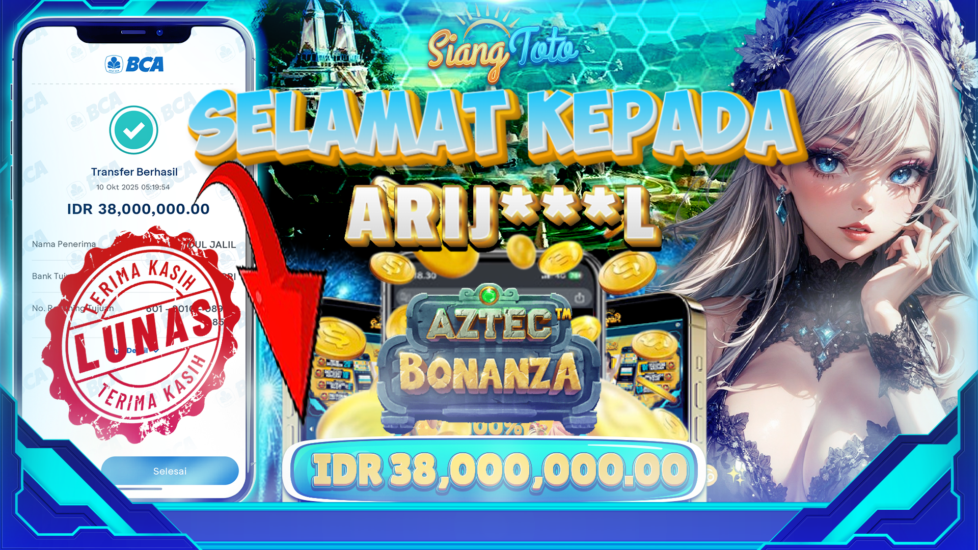 BUKTI MENANG SIANGTOTO