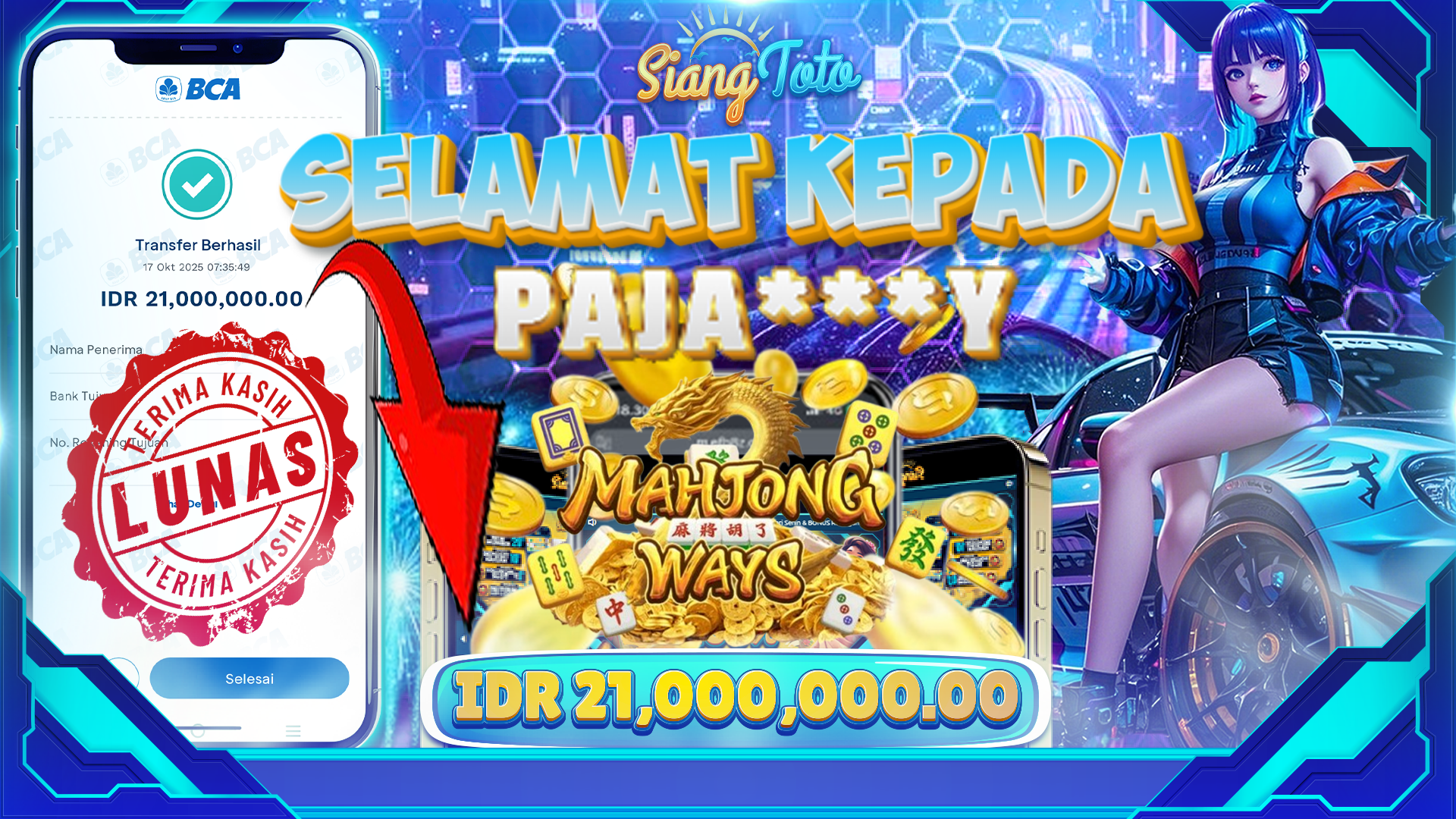 BUKTI JACKPOT SIANGTOTO