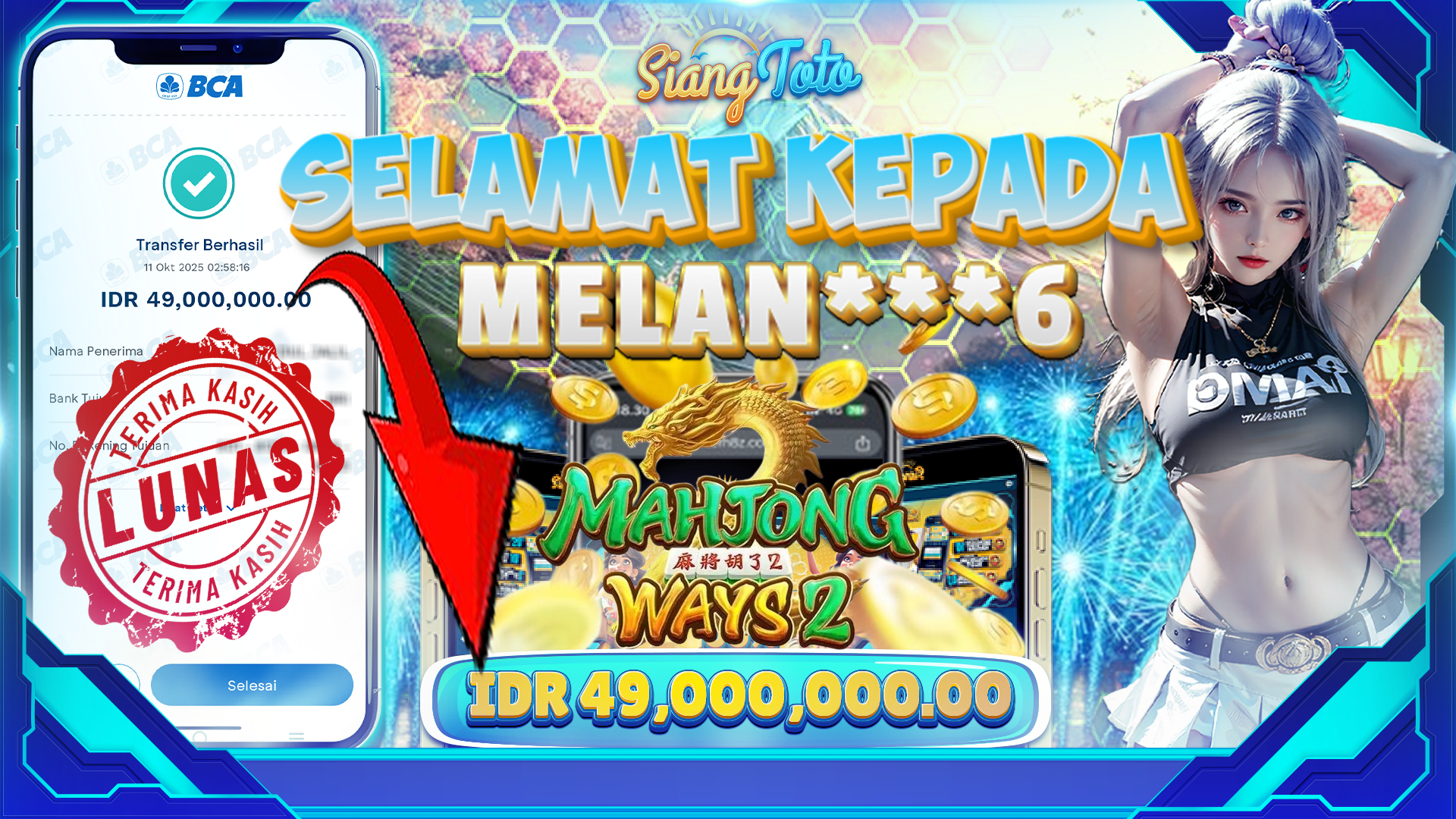 BUKTI MENANG SIANGTOTO