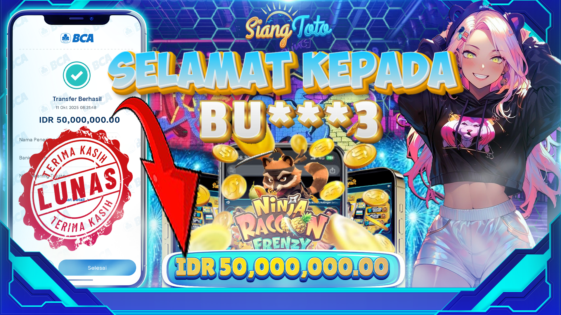BUKTI MENANG SIANGTOTO
