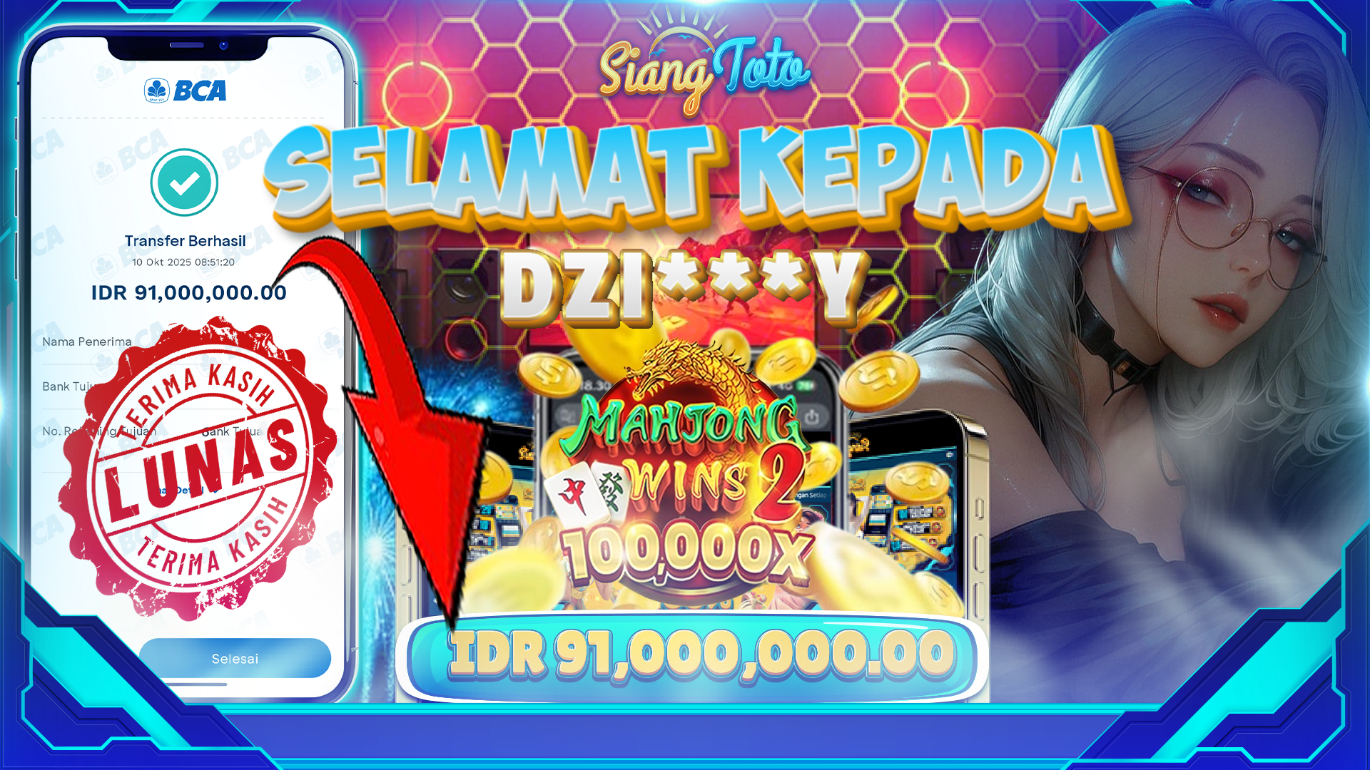 BUKTI MENANG SIANGTOTO