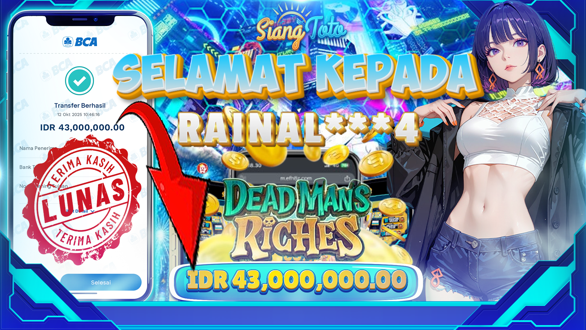 BUKTI MENANG SIANGTOTO